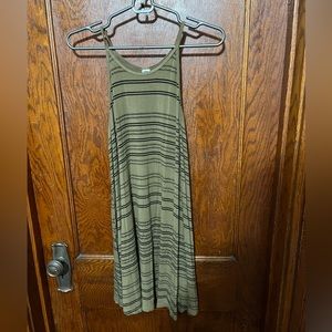 Old Navy striped tank top dress size S